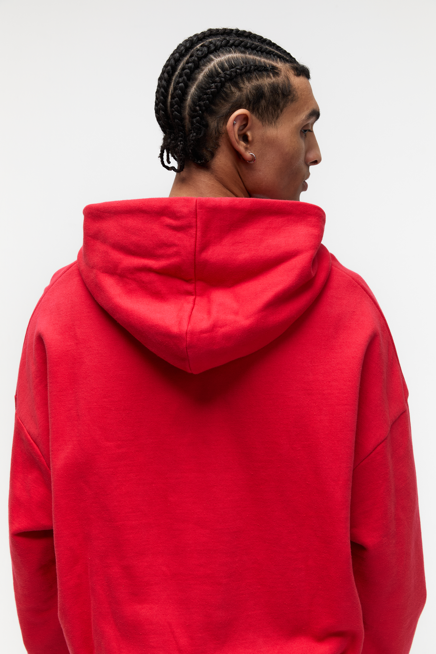 Spring Hoodie Washed Red