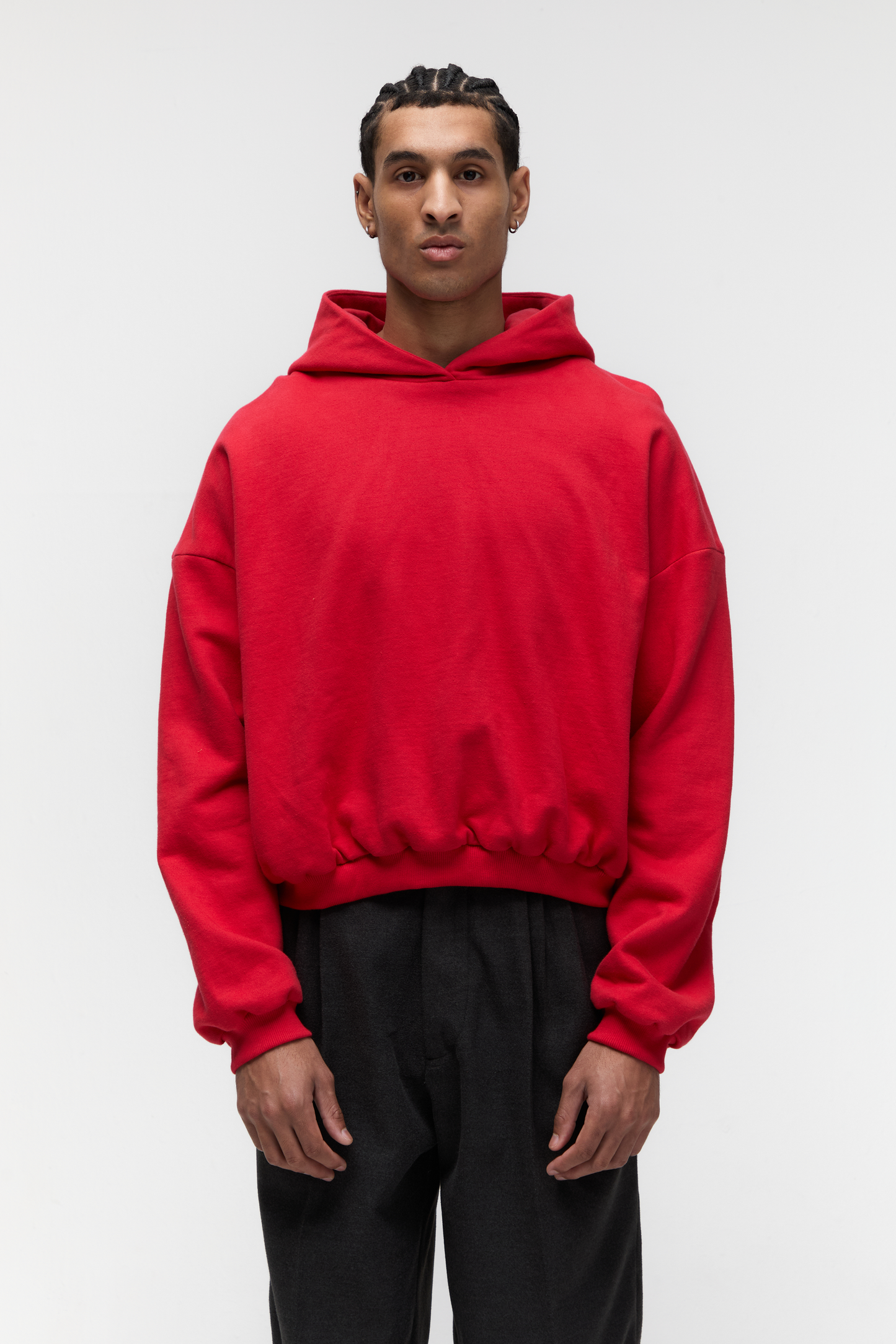 Spring Hoodie Washed Red