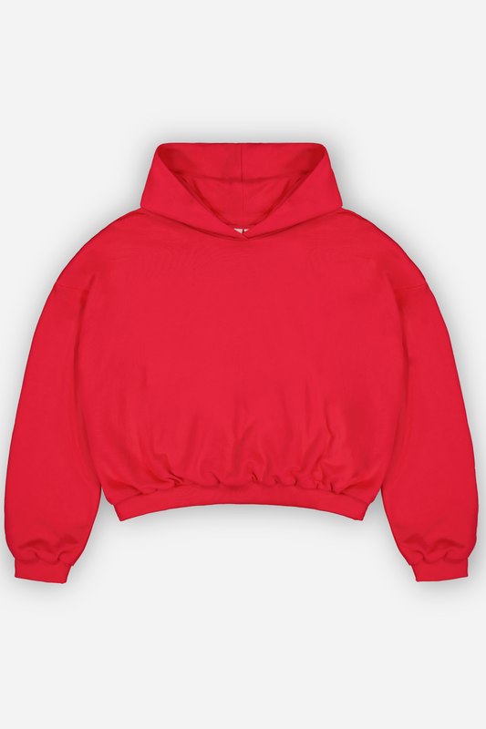 Spring Hoodie Washed Red