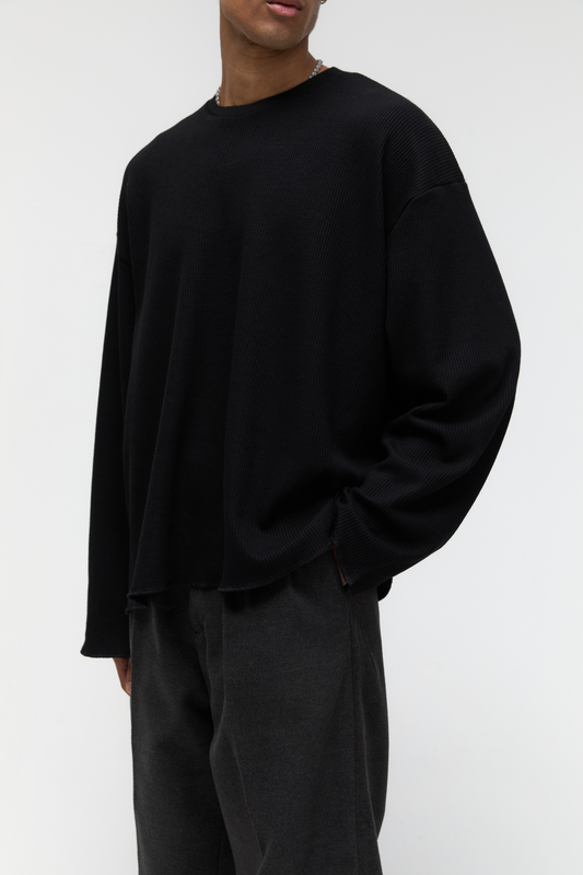 Spring Waffle Black